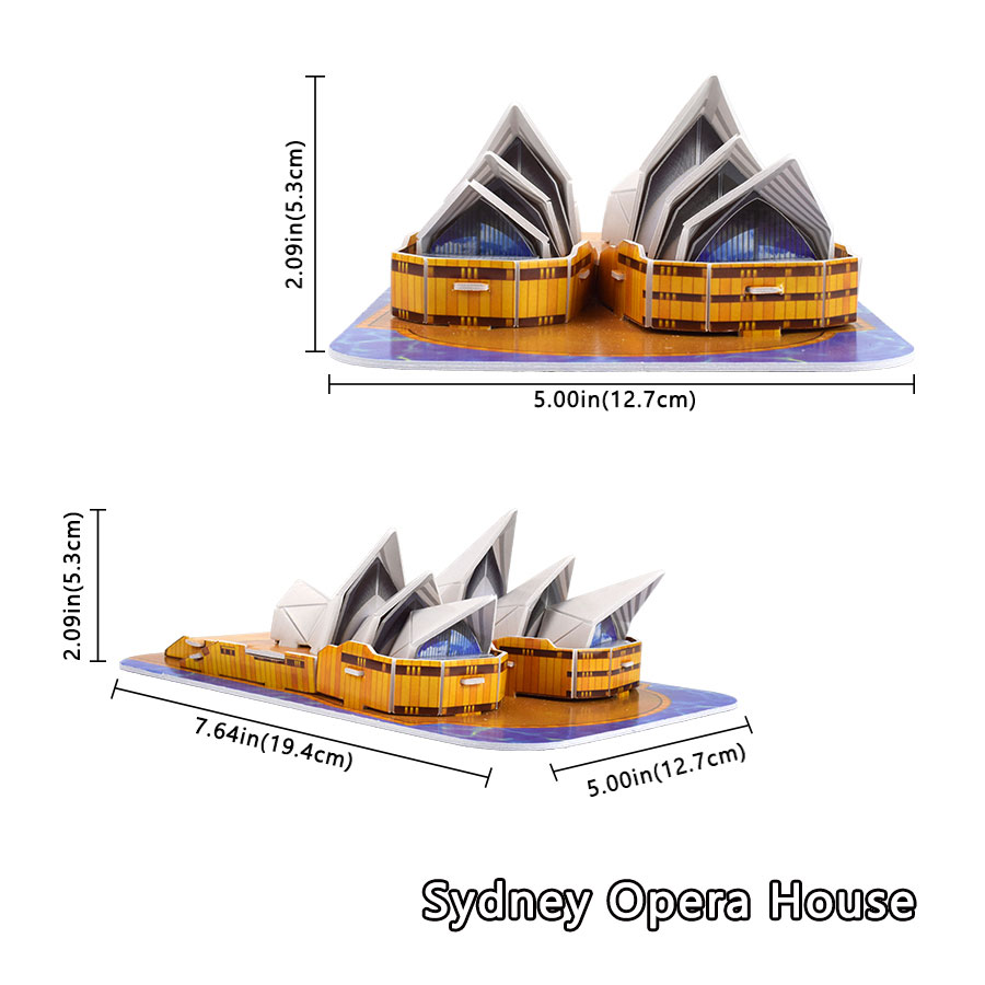 Puzzle 3D Building Free sample