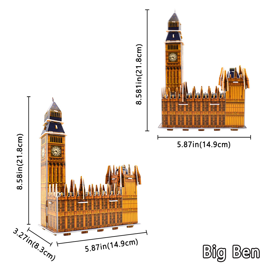 Puzzle 3D Building Free sample
