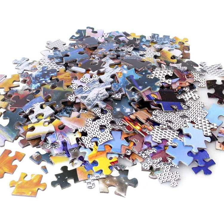 Puzzles Games 1000 Piecs Custom Free Sample