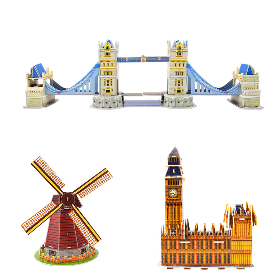 Puzzle 3D Building Free sample
