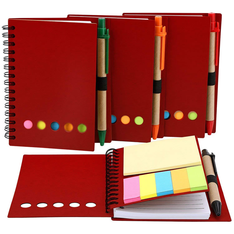 Low Price Spiral Notebook With Sticky Pad
