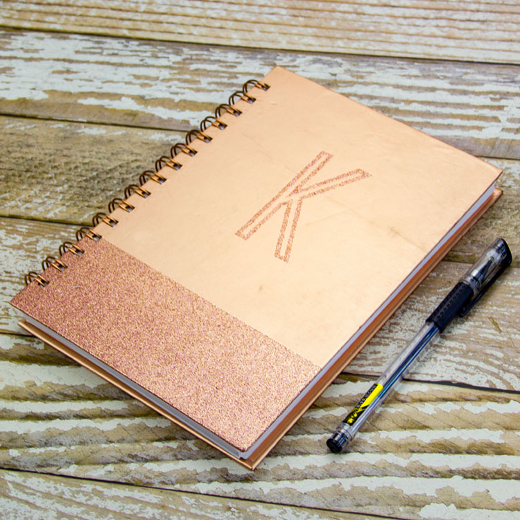 Gold Spiral Notebook Factory