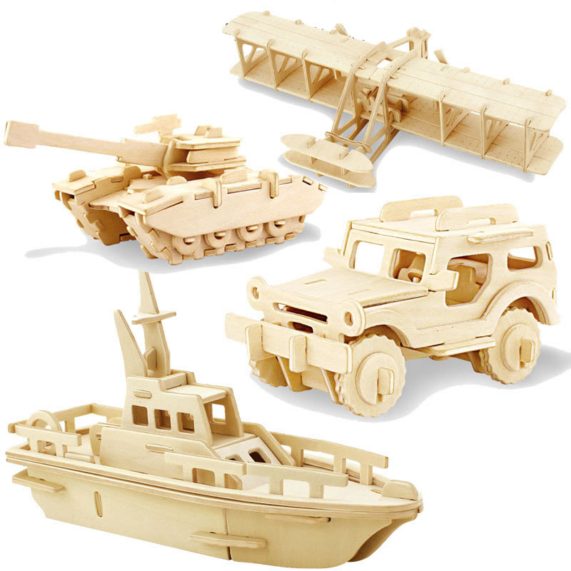 3D Wooden Puzzle Wood Children