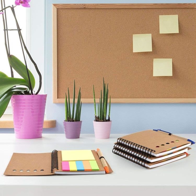 Low Price Spiral Notebook With Sticky Pad