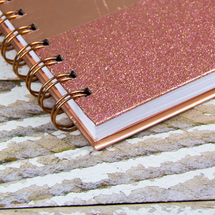 Gold Spiral Notebook Factory