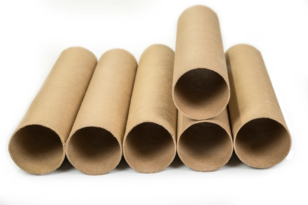 Stack of Paper Tubes