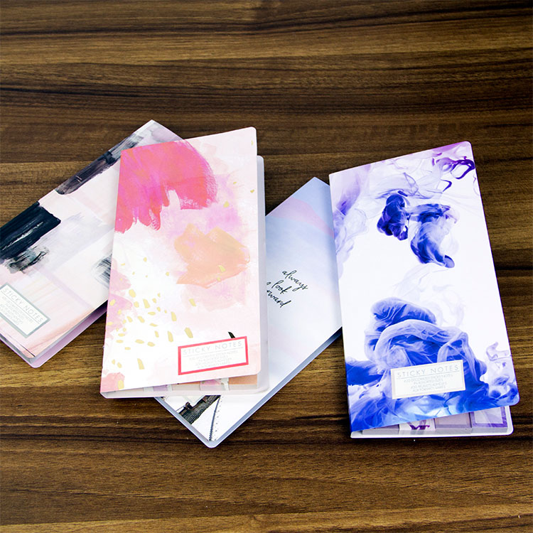 New Arrivals Printing Folding Memo Pad Custom Sticky Note Set