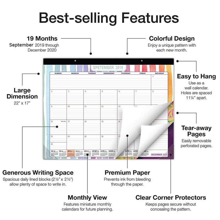 Wall Calendar Planner Printing Magnetic Calendar Custom