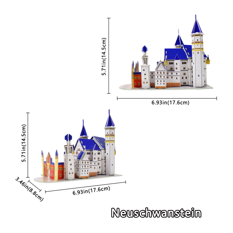 Puzzle 3D Building Free sample