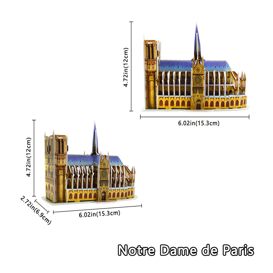 Puzzle 3D Building Free sample