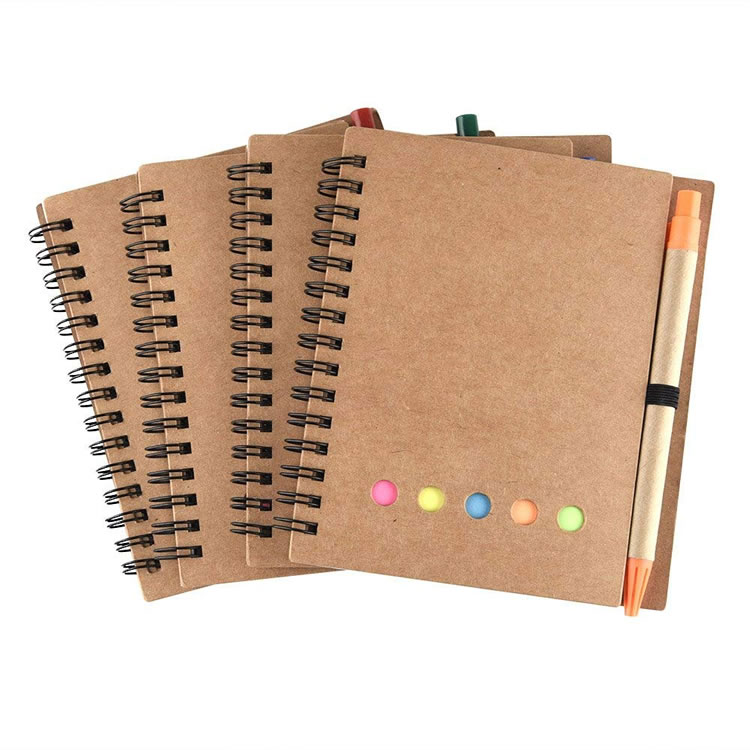 Low Price Spiral Notebook With Sticky Pad